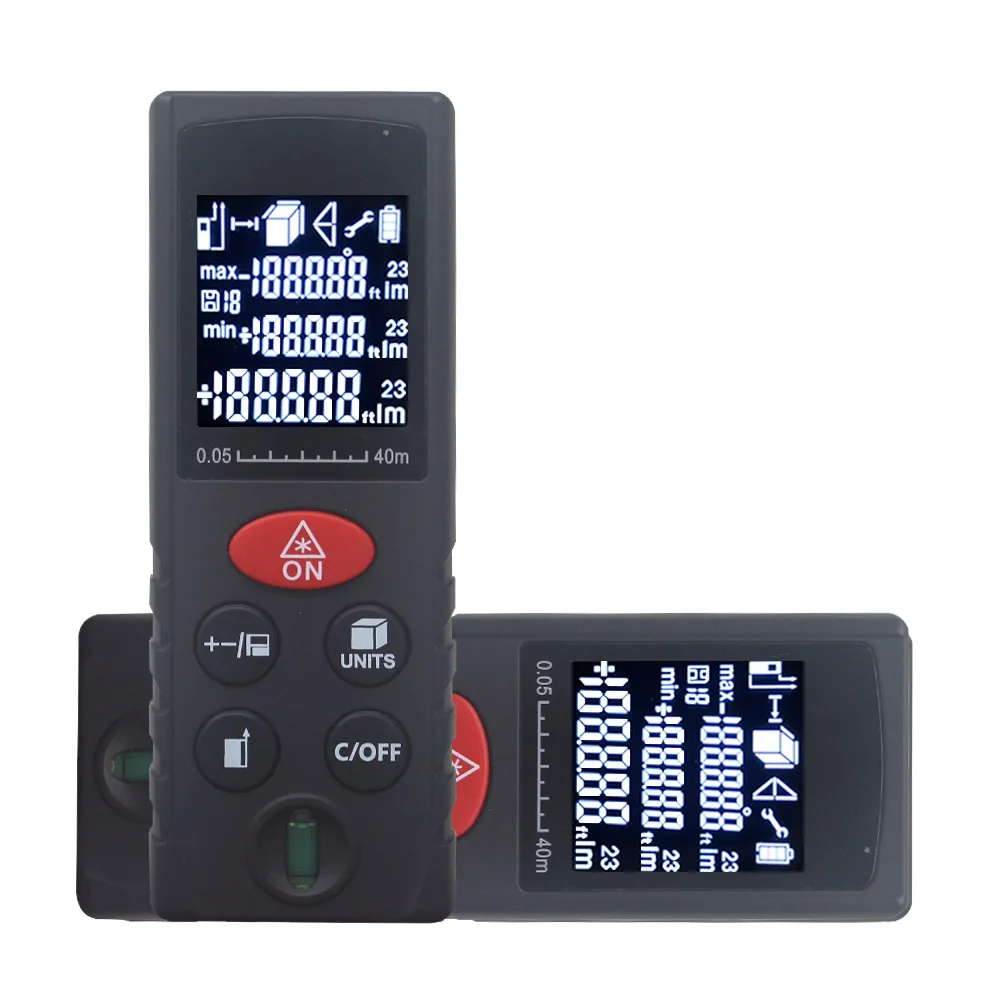 Ketotek Laser Rangefinder Distance Meter 40m 60m 80m 100m Level Area Volume Measuring Gauge Tape Range Finder Ketotek Laser Rangefinder Distance Meter 40m 60m 80m 100m Level Area Volume Measuring Gauge Tape Range Finder