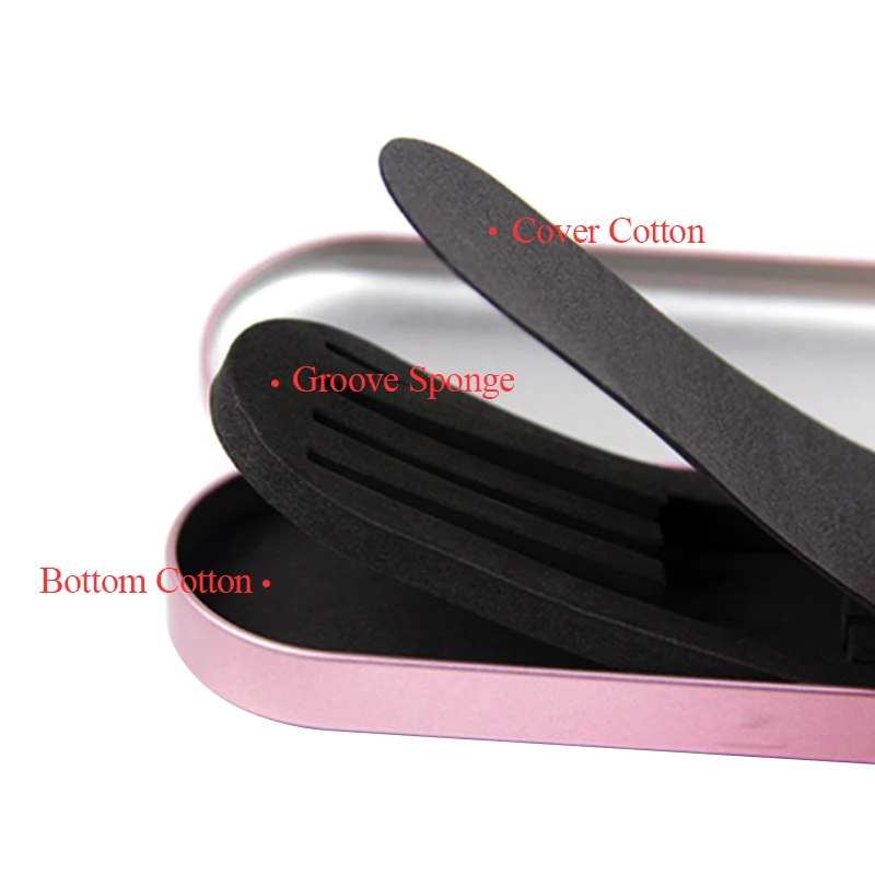 H&L Eyelashes Tweezers Box Exquisite Tinplate Protection Storage Box Eyelash Lash Extension Beauty Pencil Case Makeup Tools eyelash extensions eyelash extension eyelash extension lashes eyelash makeup tools