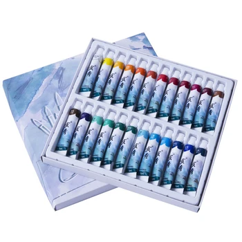 

12/18/24 Colors 6ML Pigment Chinese Painting Set Drawing Tool Watercolor Paint Set For Painting Art Supplies For Artist Students
