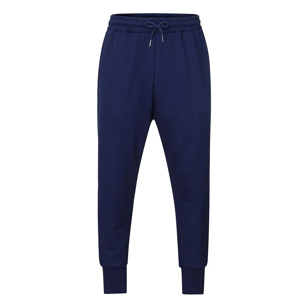 Men's Solid Color Straight Long Slim Fit Pants Causal Full Length Trousers High Quality Support Wholesale Dropshipping