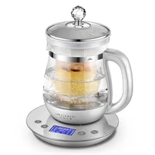 Птичье гнездо горшок тушеные электрические чайники Многофункциональный здоровье чайник утолщенное Стекло Smart Touch назначение синхронизации