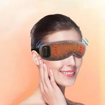 

USB Heating Eyeshade Eye Mask Anti Dark Circle Eye Patch Eye Massager Fatigue Relief Sleep Travel Eye Shade Mask Prevent Myopia