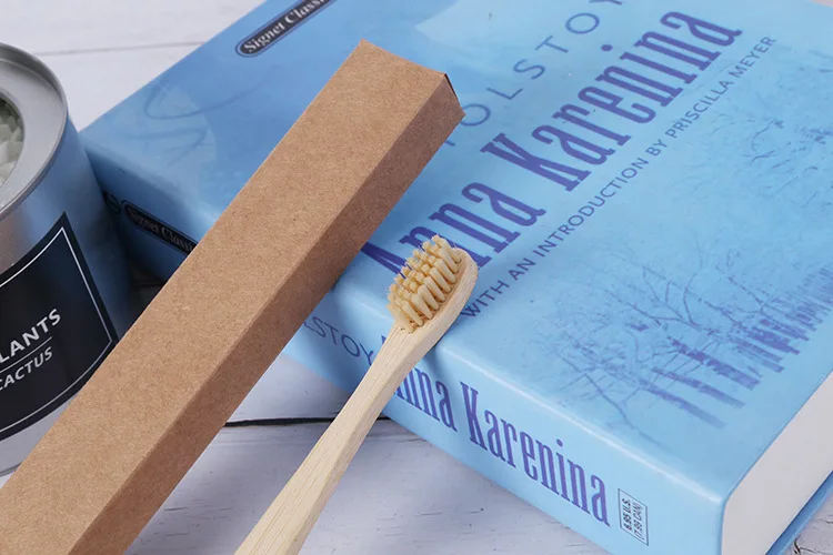 Manufacturers Direct Selling Foreign Trade CHILDREN'S Toothbrush Children Wood Soft Bristle Toothbrush Doll Head Tablet Bamboo T