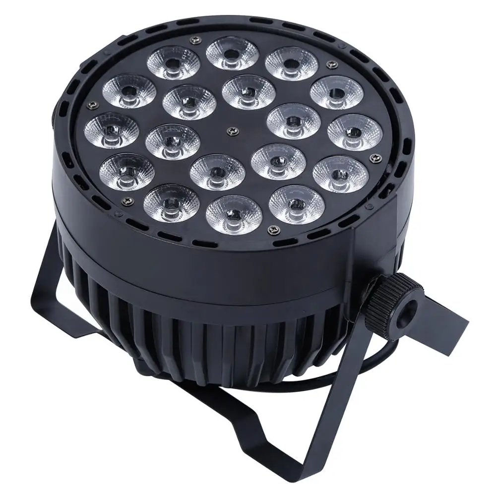 4Pcs 18x10W LED Stage Washer RGBWA UV 6in1 Live Show Par Light DMX Concert Party