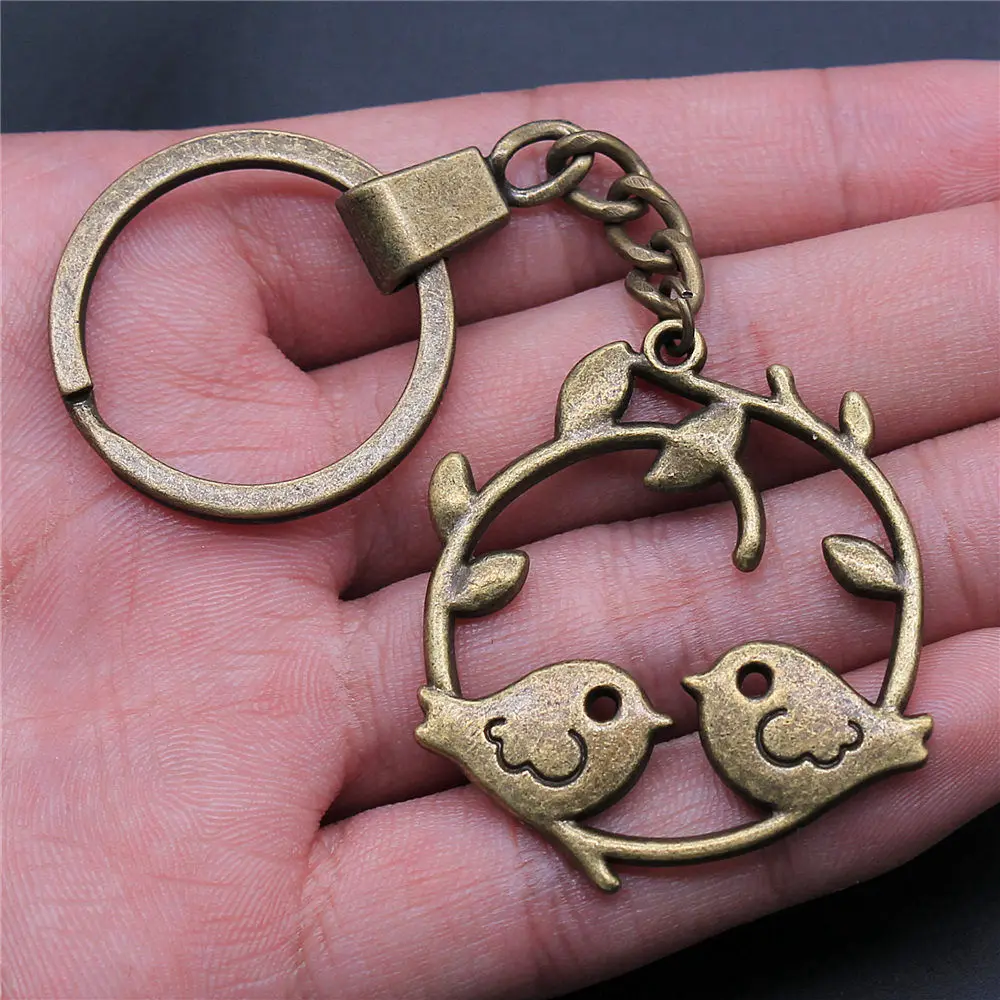 1 шт. брелок птица павлин кольца для ключей модный Лидер продаж аксессуары брелки