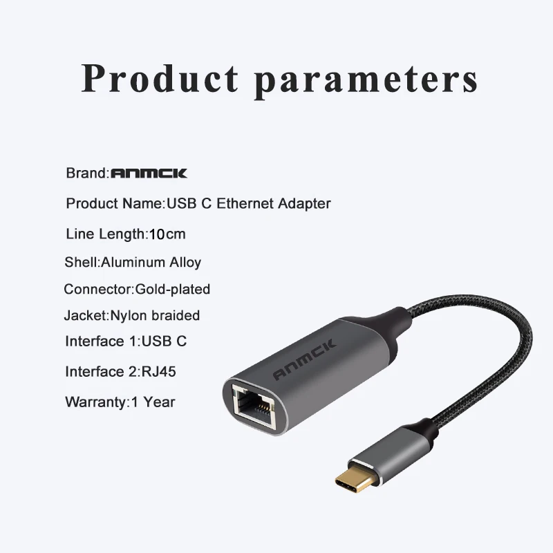 USB C Ethernet RJ45 Lan адаптер для MacBook Pro samsung Galaxy S9/S8/Note 9 type сетевая карта Ethernet| |