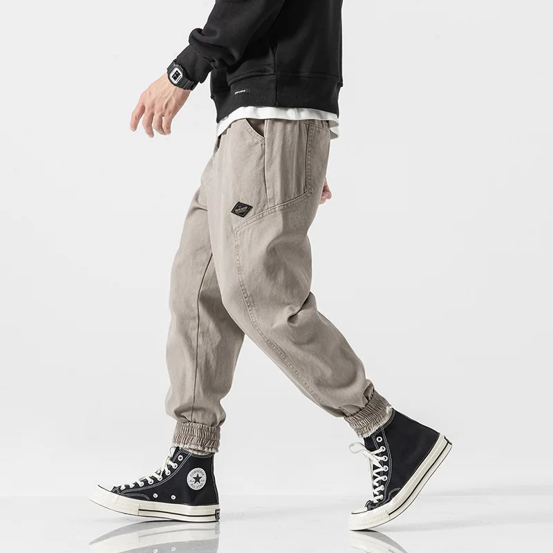 

Tang Mu Cool 19 Autumn Color Simple Versatile Beam Leg Harem Pants Men's Japanese-style Youth Trend Casual Pants Special Offer