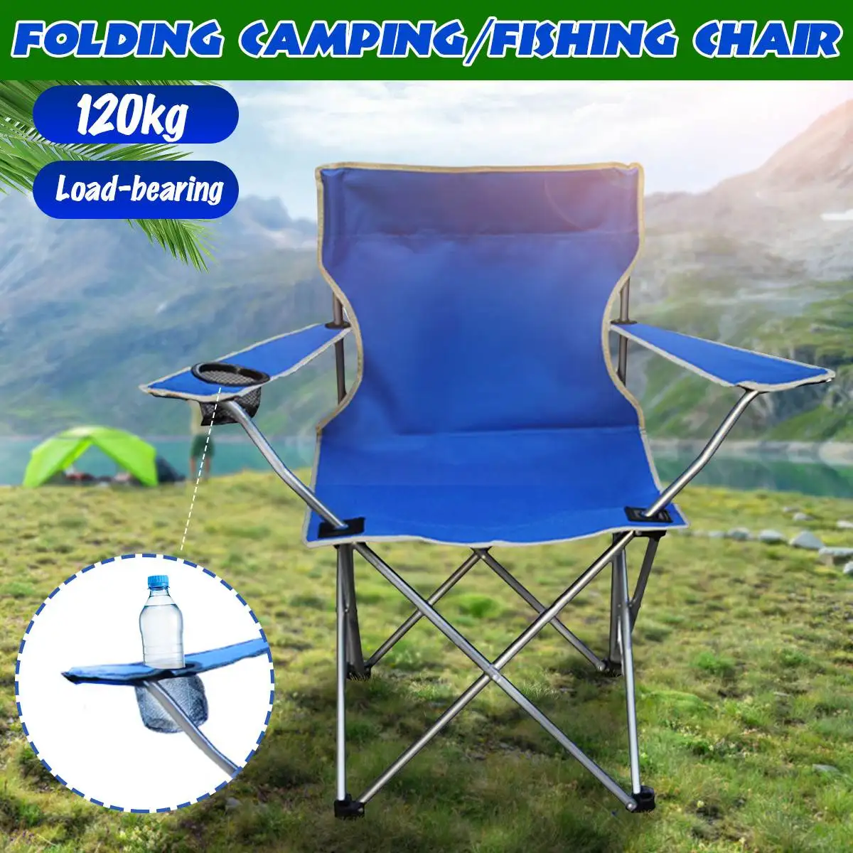 Light Folding Chair Camping Fishing Seat Portable Beach Garden Outdoor  Camping Leisure Picnic Beach Chair Tool - AliExpress