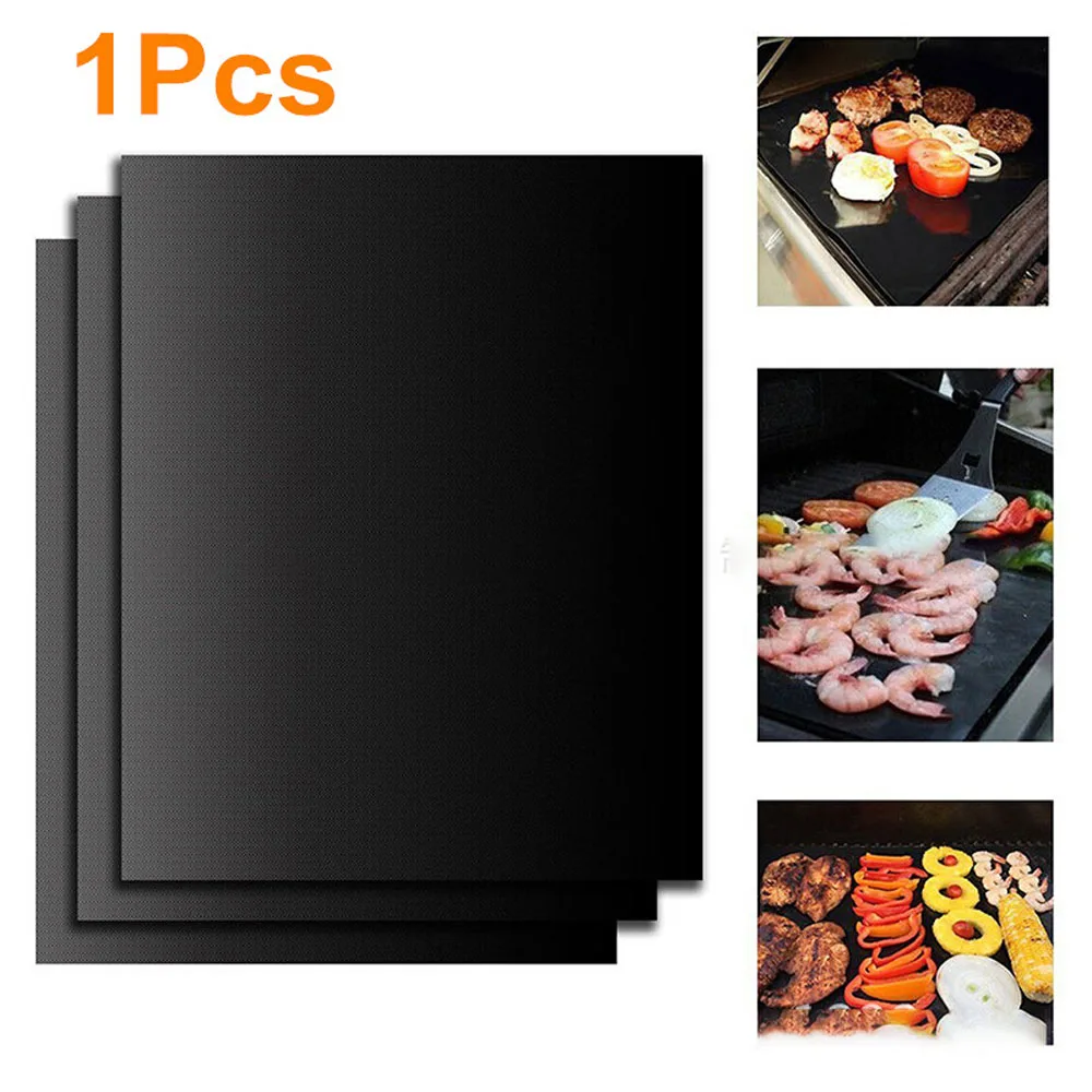 

Non-stick Grill Pad Barbecue Baking Pad Reusable Cooking Plate 40 * 30cm For Party Grill Mat Tools New