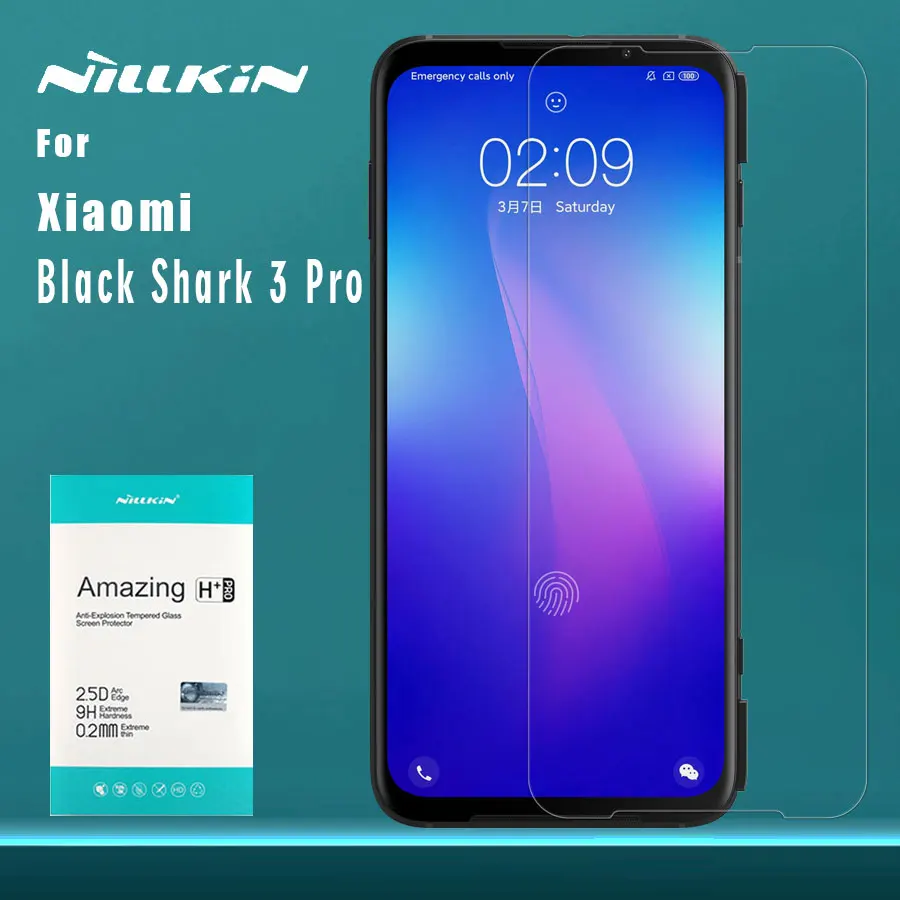 Закаленное стекло Nillkin для Xiaomi Black Shark 3 Pro Mi 9 8 9T A3 Mi9 SE Lite Защита экрана Redmi Note 8T 7 K30 |