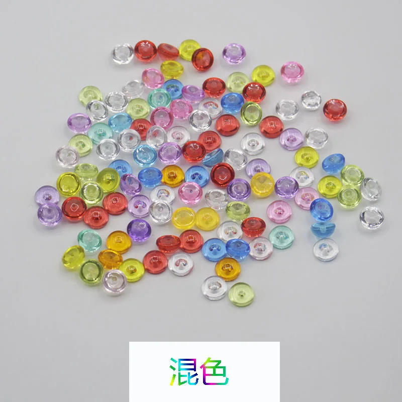 

100PCS/Lot Multi Colors 7*4mm Acrylic Crystal Flat Bead Chessman Game Pieces For Board Game Accessories
