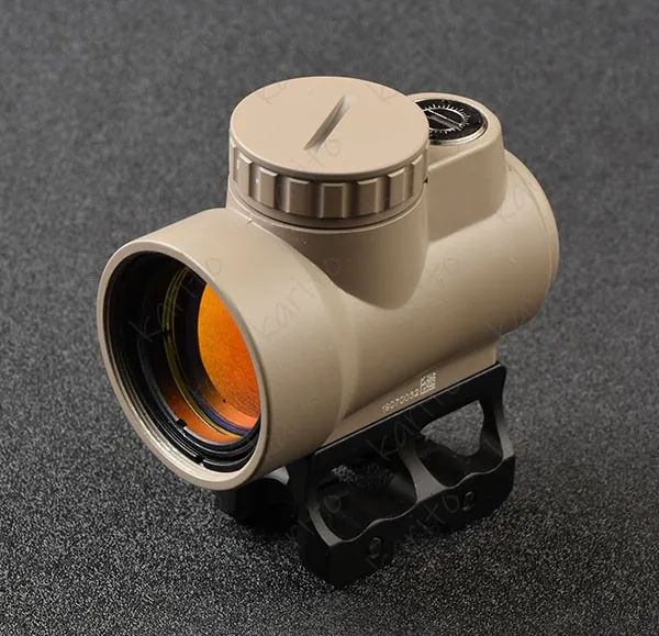 Тактический прицел для винтовки Trijicon MRO Style 1x с красной точкой высоким и низким