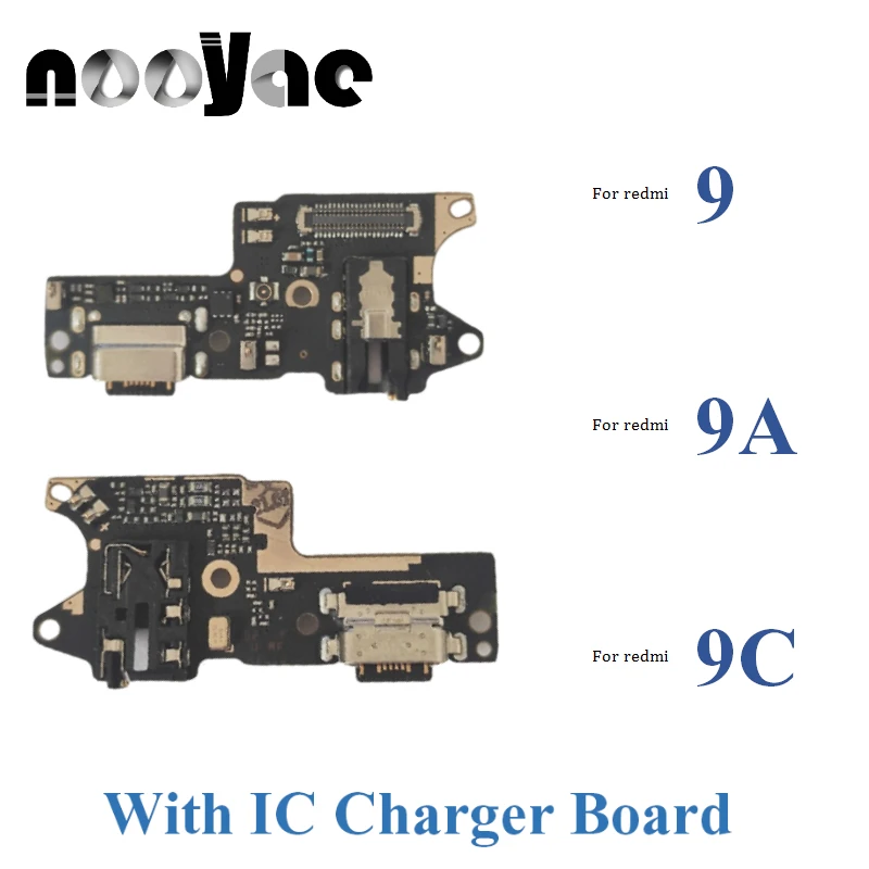 

5PCS Original For Xiaomi Redmi 9 9C 9A USB Charging Port Dock Type C Plug Flex Cable Microphone MIC Charger Board