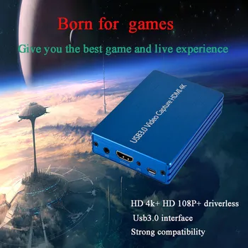

4K HDMI Game Capture Card 1080P HD Video Recording For Video/Game Live Streaming Dongle Game Streaming Live Stream JA3