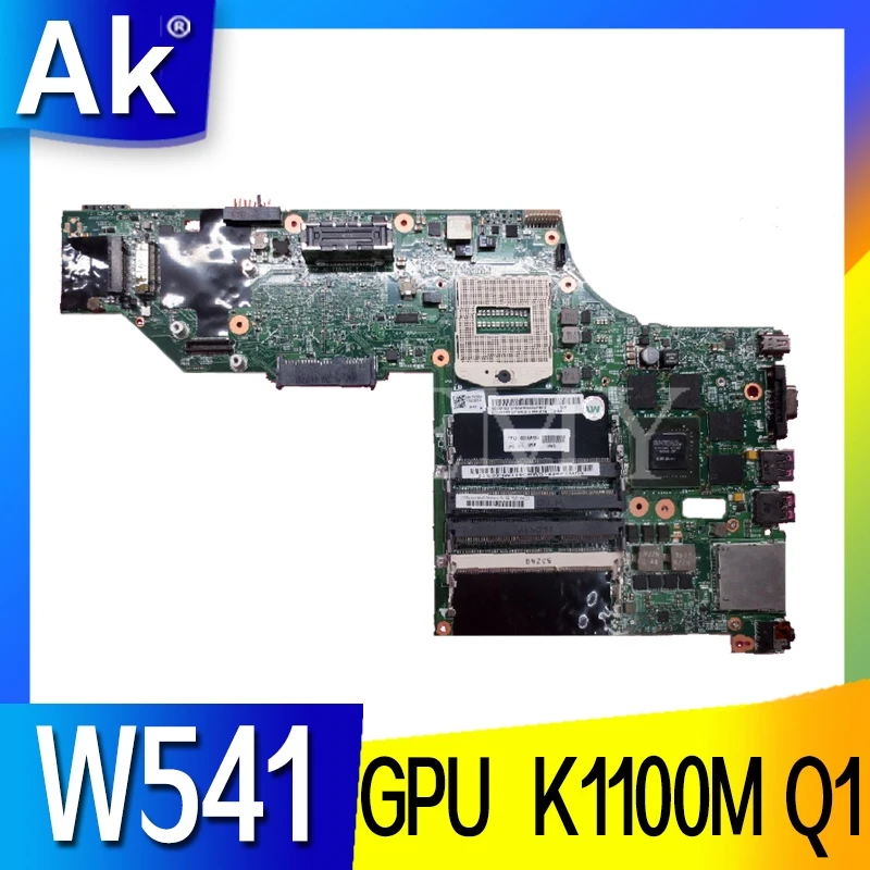 SAMXINNO For Lenovo ThinkPad W541 W540 Laotop Mainboard LKM 1 WS MB 12291 2 Motherboard with K1100M Q1 2G HM87 00HW145 00HW113|Материнские