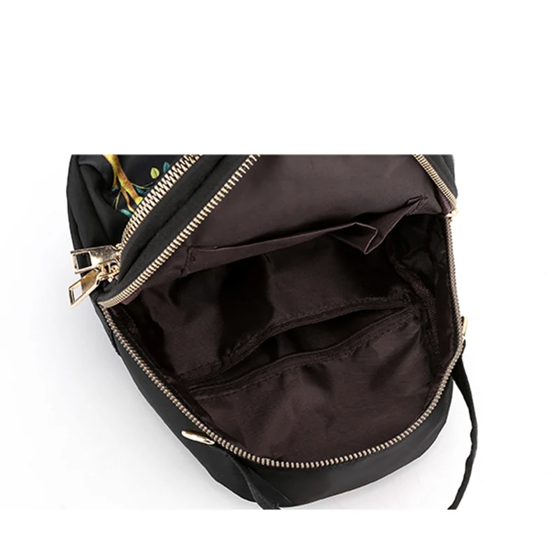 Fashion Printing Backpack Women Large Capacity Nylon
