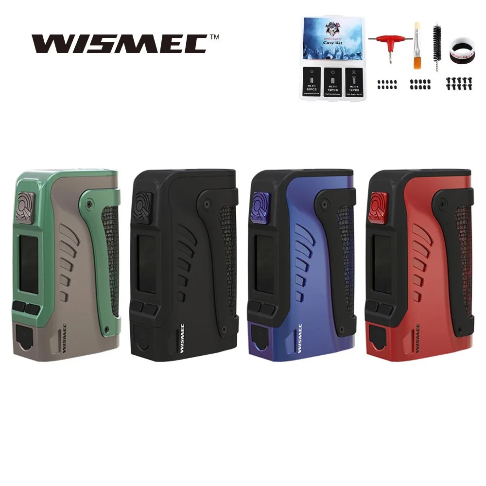Подарок WISMEC Reuleaux Tinker2 200 Вт TC MOD подходит для двух аккумуляторов 18650 и лотка