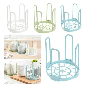 

Dinnerware Bowl Plate Holder Plastic Drain Rack Dish Storage Display Stand Drying Shelf Tableware Drainer Rack Kitchen WF91720
