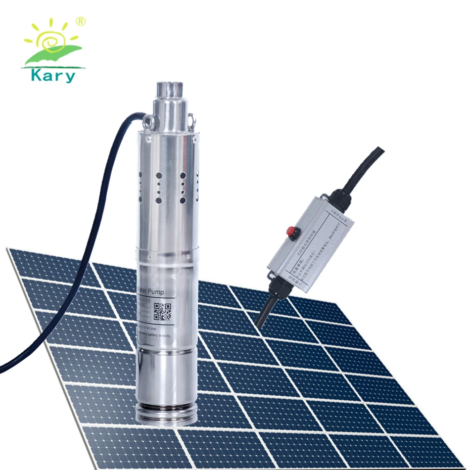 

kary 24v dc water pump 0.286hp dc solar submersible pump price bomba agua presion solar