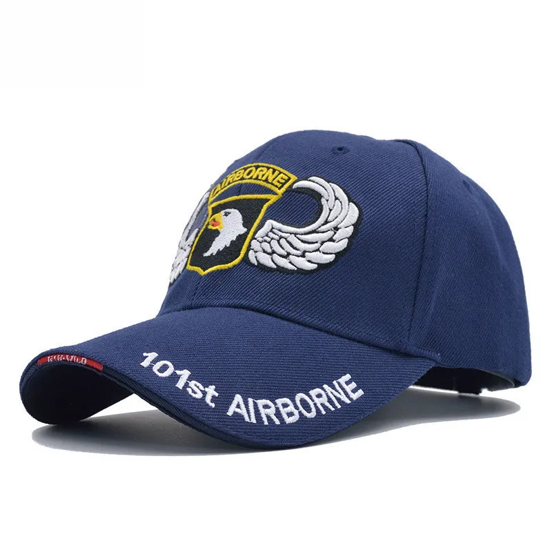Оптовые бейсболки 101st Airborne Division Мужская армейская Кепка США папа Кепка ВВС Спортивная тактическая Кепка Bone Snapback Головные уборы на заказ