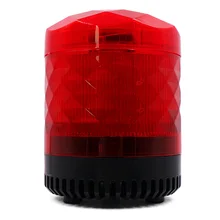 Dc9-30V 90Mm Diameter Red Strobe Light Emergency Truck Rotating Traffice Indication Car Flash Beacon Light