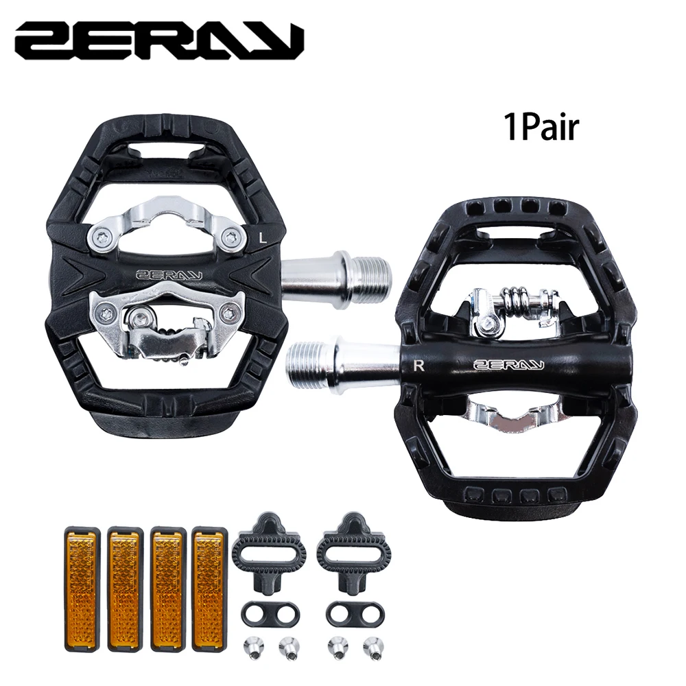 ZERAY MTB педали двойная платформа самозапирающийся шоссейный велосипед