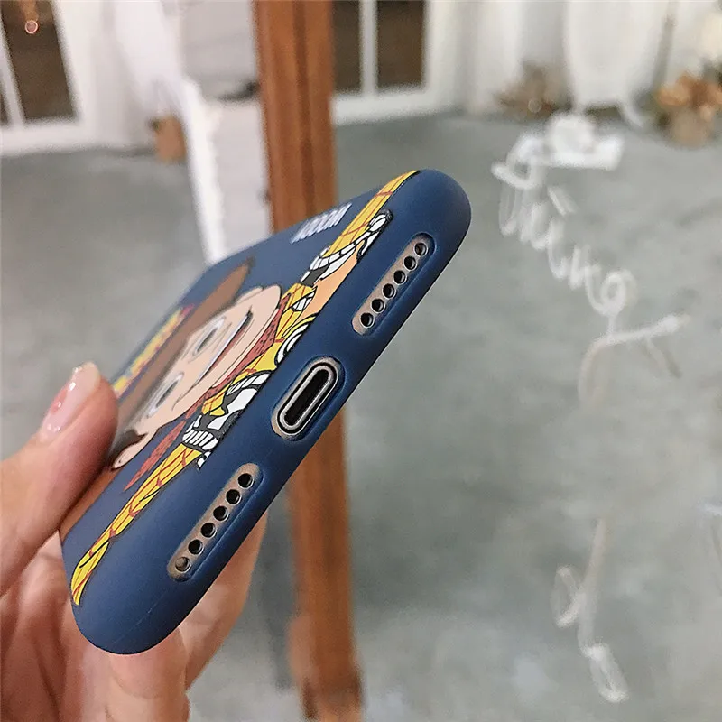 История игрушек мультфильма мягкий TPU Buzz Lightyear hudi чехол для телефона iphone Xs MAX XR X 6 6s 7 8 Plus Забавный милый чехол Капа