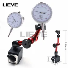 Mini 10mm dial indicador suporte base magnética dial comparador de teste para o equipamento calibração alta qualidade