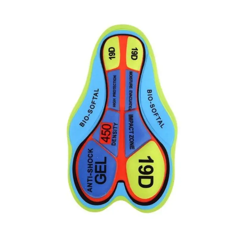 

Bicycle shorts pad gel breathable cycling bottom pad outdoor cycling silicone pad bicycle saddle multicolor bicycle accessories