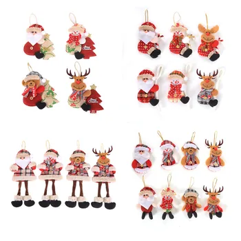 

2021 New Year Decorations Kerst Santa Claus Snowman Doll Navidad Ornaments Christmas Decorations for Home Natal Noel Natal Gfits