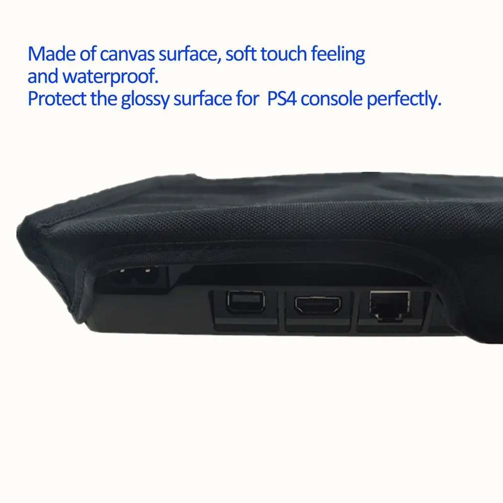 Черный пылезащитный чехол Мягкий пылезащитный неопреновый чехол для SONY playstation 4 PS4/PS4 тонкие консольные аксессуары