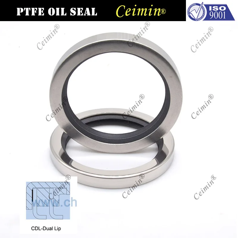 49*70*10 PTFE Lip Oil Seal 1616723300 With Stainless Steel Housing  