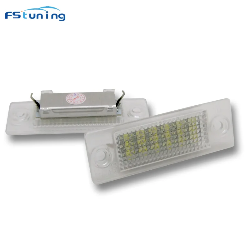 skoda superb license lamp