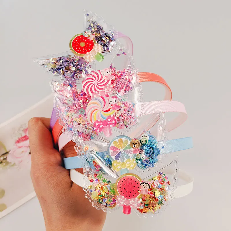 2 шт. очень милая повязка на голову с крыльями ангела для маленьких девочек зажим