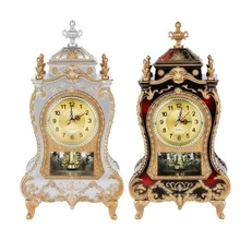 Новые часы с будильником винтажные классические часы сидячие маятниковые часы для ТВ комнаты Императорский настольный шкаф украшение гостиной