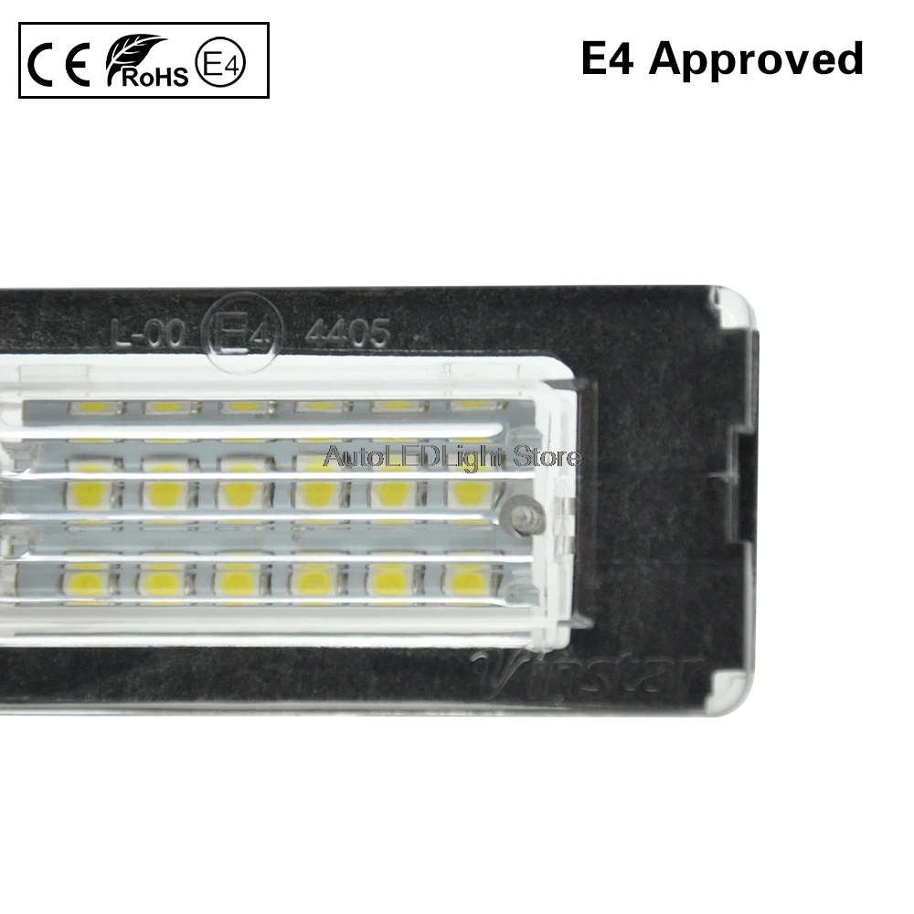 Пара светодиодный фонарь для номерного знака, держатель номерного знака, лампа без ошибок для BMW MINI COOPER R56 R57 R58 R59