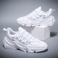 Big size 46 Krasovki Men Casual Shoes Lace-up Men Shoes Lightweight Comfortable Breathable Sport Sneaker Tenis Feminino Zapatos