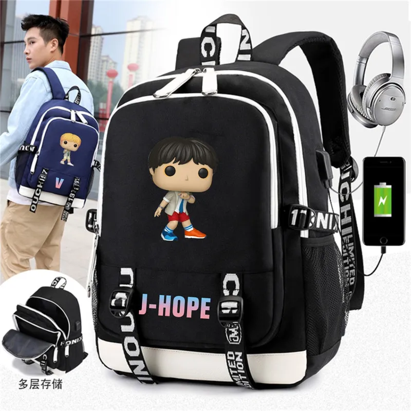 

KPOP Bangtan Boys New Album Map Of The Soul Personal Cartoon Backpack JIMIN JIN Bring The Soul The Movie Get It K Love Yourself