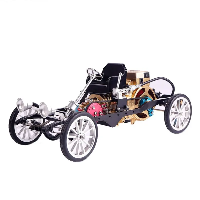 

Teching Car Model Single Cylinder Engine Aluminum Alloy Model Gift Collection Toys