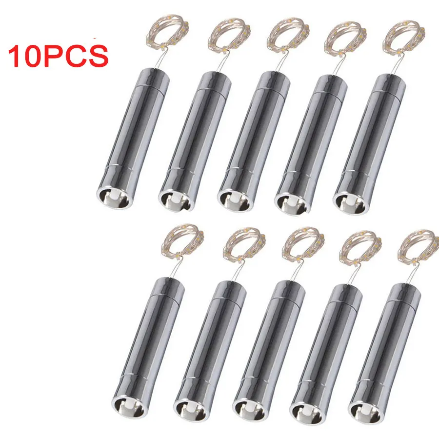 5 10PCS Wine Bottle LED String Light DIY Christmas Fairy Lights For Bar Bottle Stopper Wedding Party Decoration Battery Powered (2)
