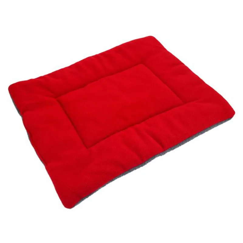 

Washable Soft Comfortable Silk Wadding Bed Pad Mat Cushion for Pet Red Wine M