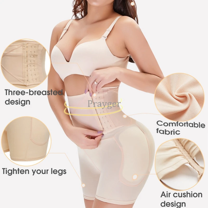 Women Butt Lifter Shaper Padded Control Panties Hip Enhancer Slimming High Waist Underwear Fake Ass