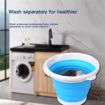 

Foldable Mini Washing Machine Rotating Ultrasonic Turbines Washer USB Charging Household cleaning tools New Arrivals