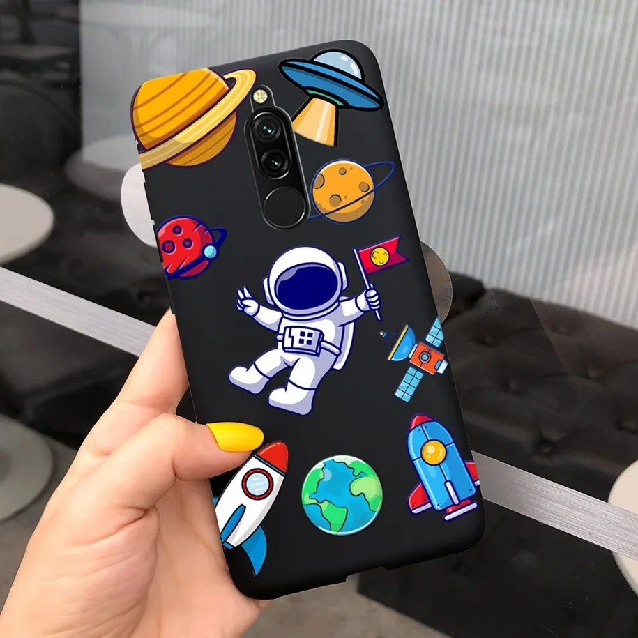 best waterproof phone pouch For Xiaomi Redmi 8 Case Astronaut Fundas Cute Soft Phone Case For Redmi 8A 2020 Back Cover Silicone Case For Xiomi Redmi 8 Cover mobile phone pouch for ladies Cases & Covers