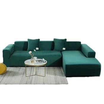 

New Home Sofa Cover Thickened Plush Sofa Covers High Minimalist Furniture Covers Suitable Solid Single Double Triple Quadruple