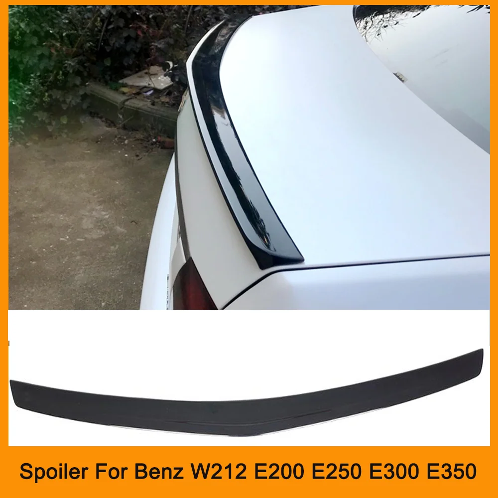 For Benz W212 E200 E250 E300 E350 spoiler ABS Material Car Rear Wing Primer Color Spoiler for 4 doors | Автомобили и мотоциклы