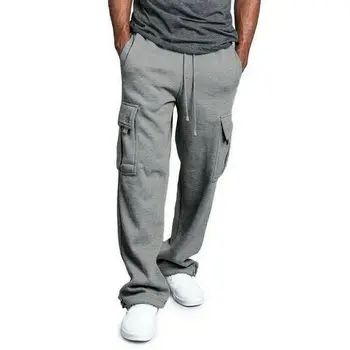 

Men Long Loose Sport Pants Gym Slim Fit Trousers Running Joggers Gym Sweatpants