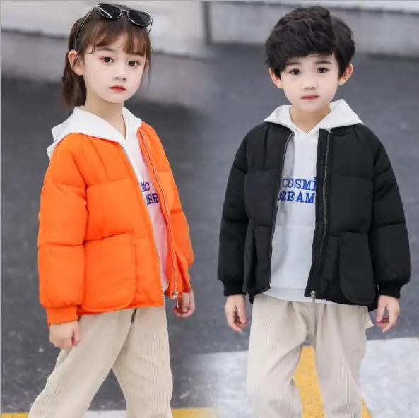 Girls Winter Jackets Kids Coat Children Jacket Kids Warm Bread Outewear Boys Tops Parkas Down Jacket Girl Casual Autumn Parkas