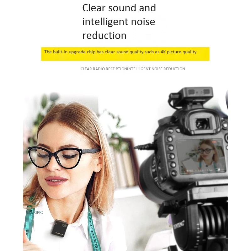 Movingmic Wireless Lavalier Microphone 2 Channels