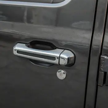 

Auto Door Handle Cover Replacement Parts Accessories Exterior Silver ABS
